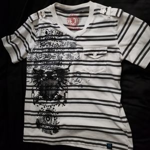 White and black Street Rules shirt